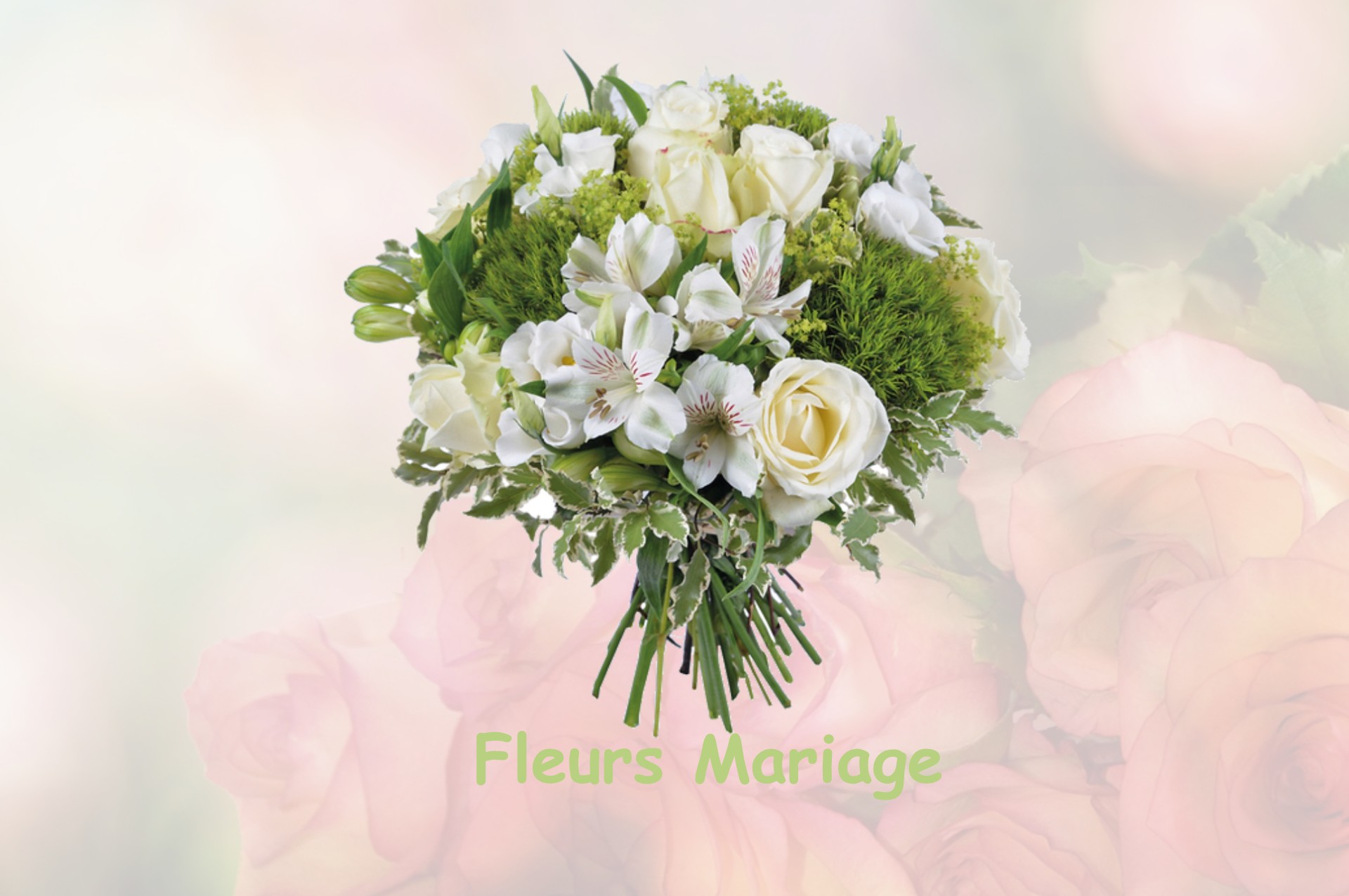fleurs mariage VERT